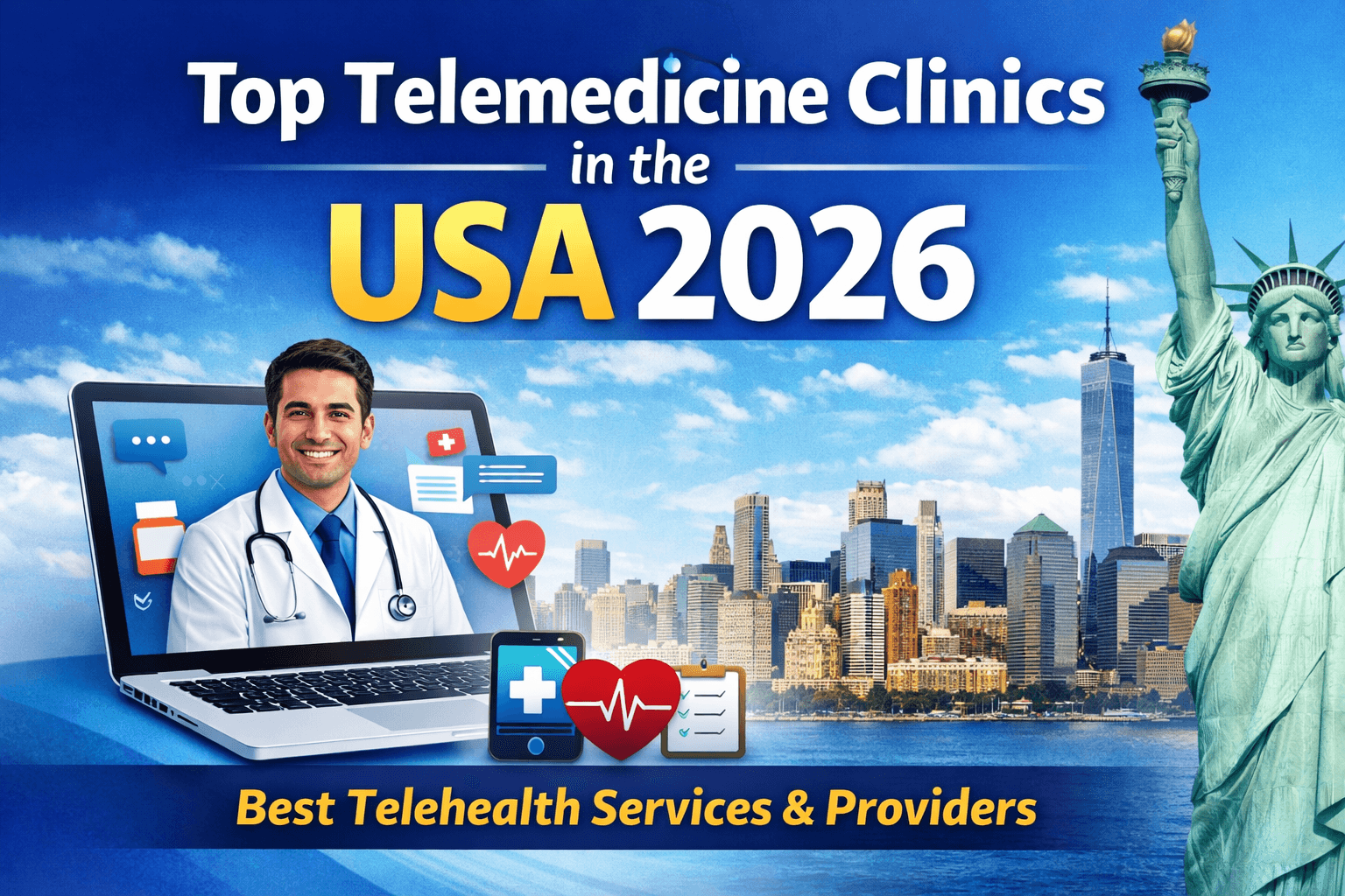 Top Telemedicine Clinics in the USA 2026 | Best Telehealth Services & Providers